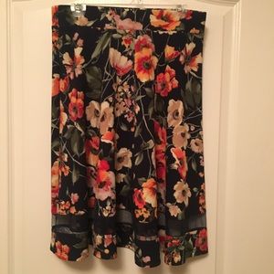 Faith and Joy floral skirt